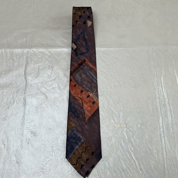 Alberto Serra Men’s TIE - Dark grey multi - Picture 8 of 9